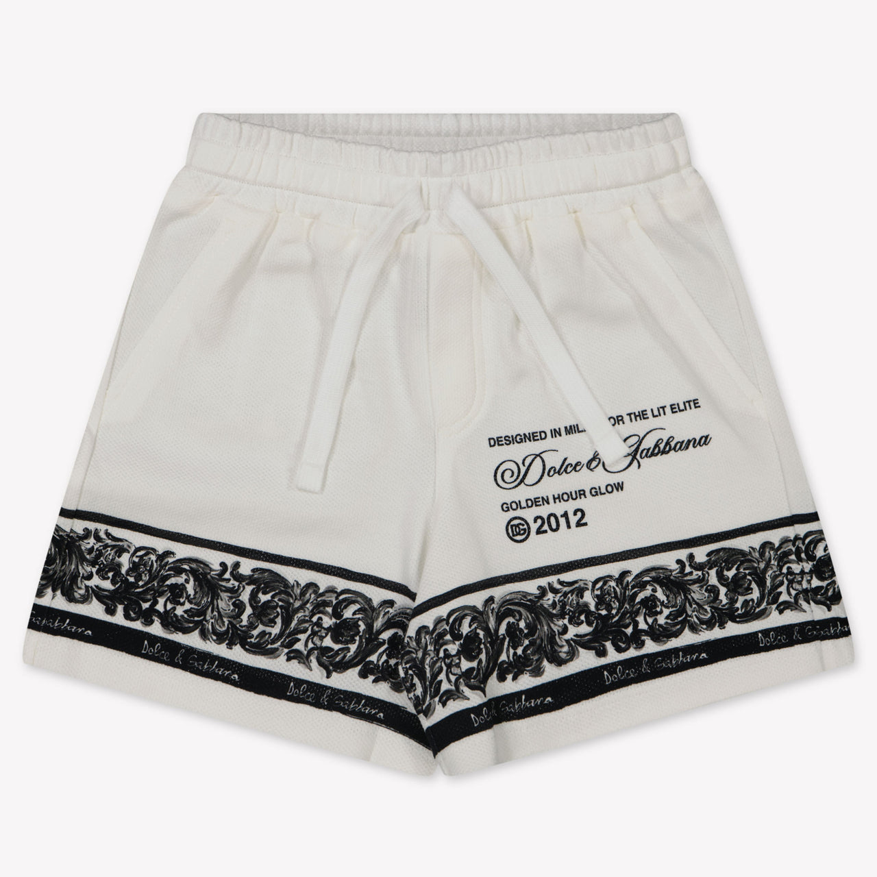 Dolce & Gabbana Baby Jongens Shorts In Wit