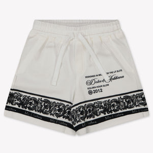 Dolce & Gabbana Baby Jongens Shorts In Wit