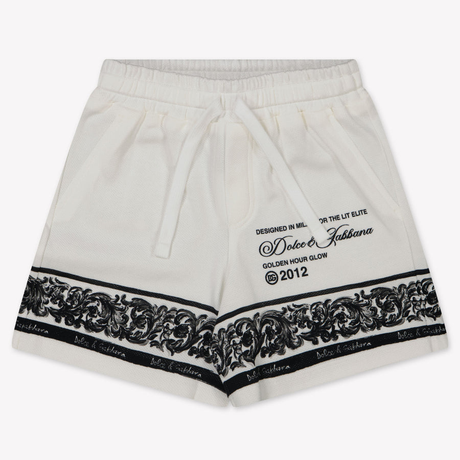 Dolce & Gabbana Baby Jongens Shorts In Wit