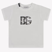 Dolce & Gabbana Baby Jongens T-Shirt In Wit