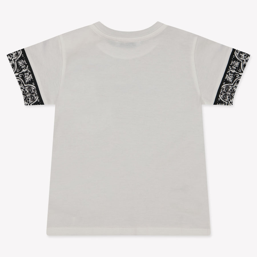 Dolce & Gabbana Baby Jongens T-Shirt In Wit