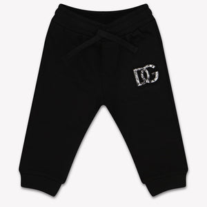 Dolce & Gabbana Baby Jongens Broek In Zwart