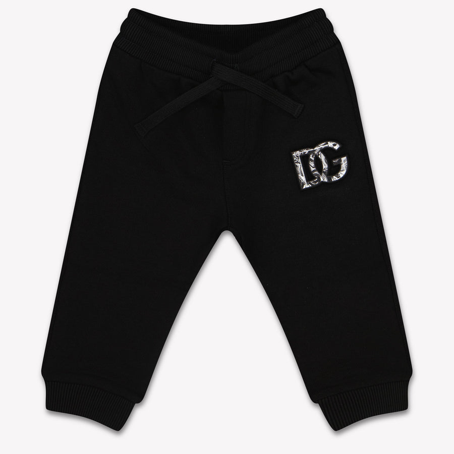 Dolce & Gabbana Baby Jongens Broek In Zwart