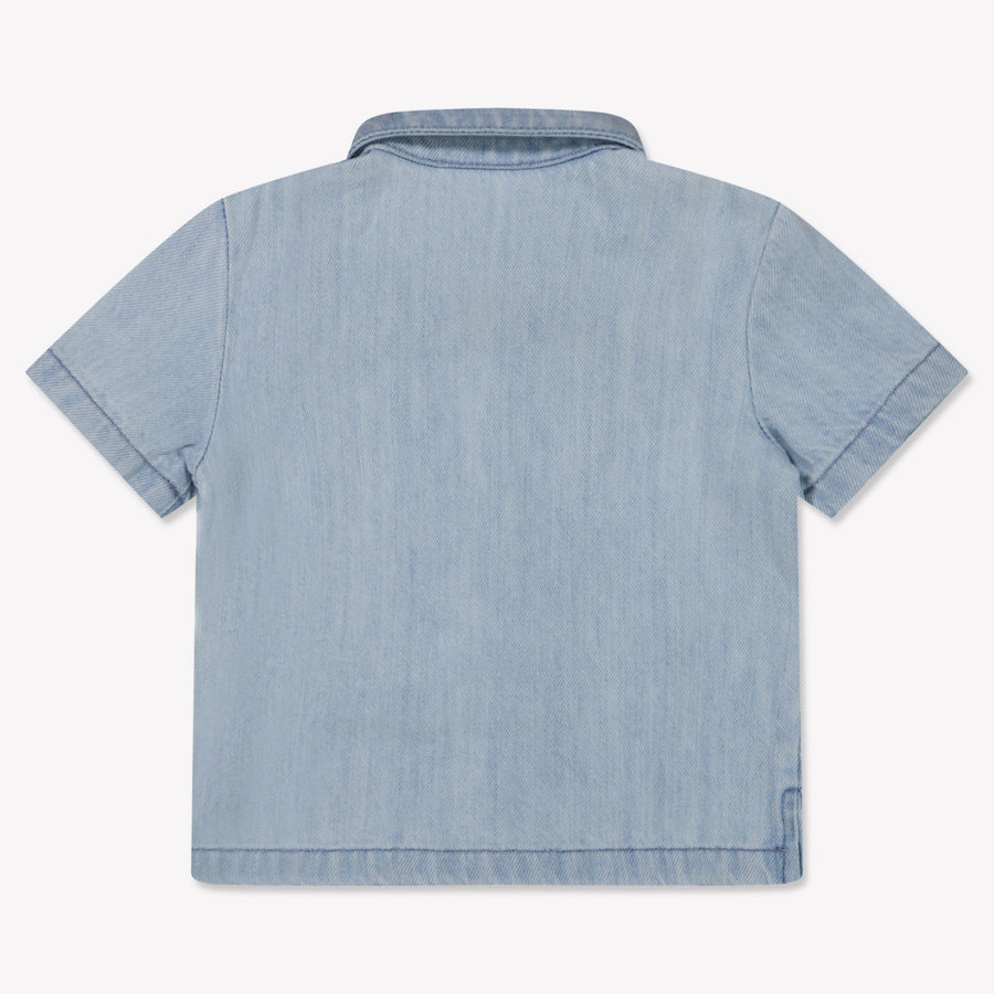 Dolce & Gabbana Baby Jongens Blouse In Licht Blauw