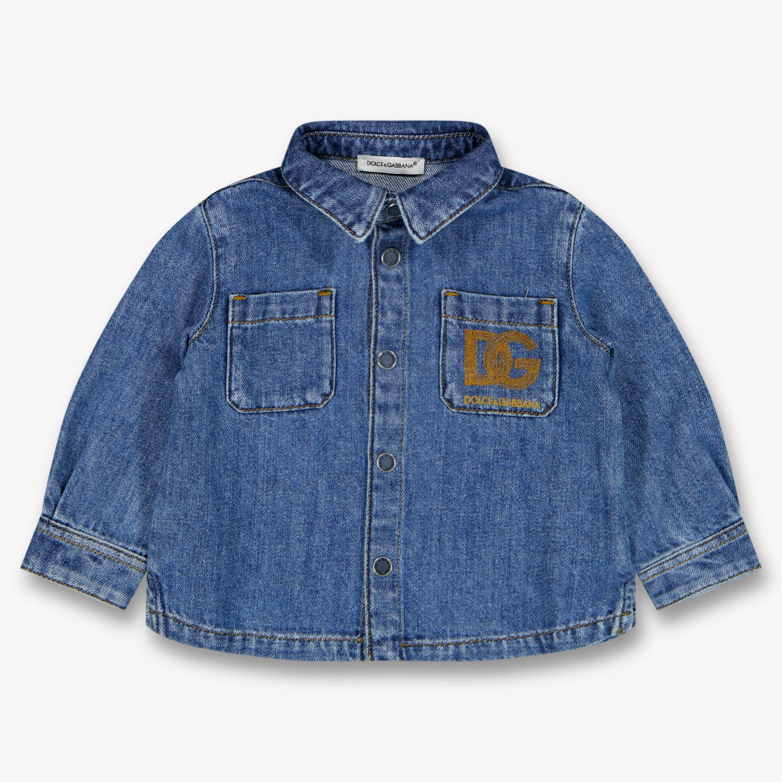 Dolce & Gabbana Baby Jongens Blouse In Blauw