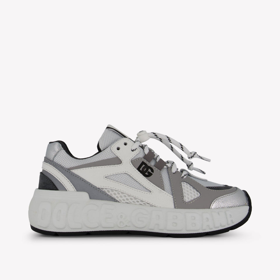 Dolce & Gabbana Unisex Sneakers In Zilver