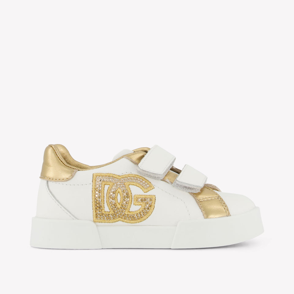 Dolce & Gabbana Meisjes Sneakers In Wit