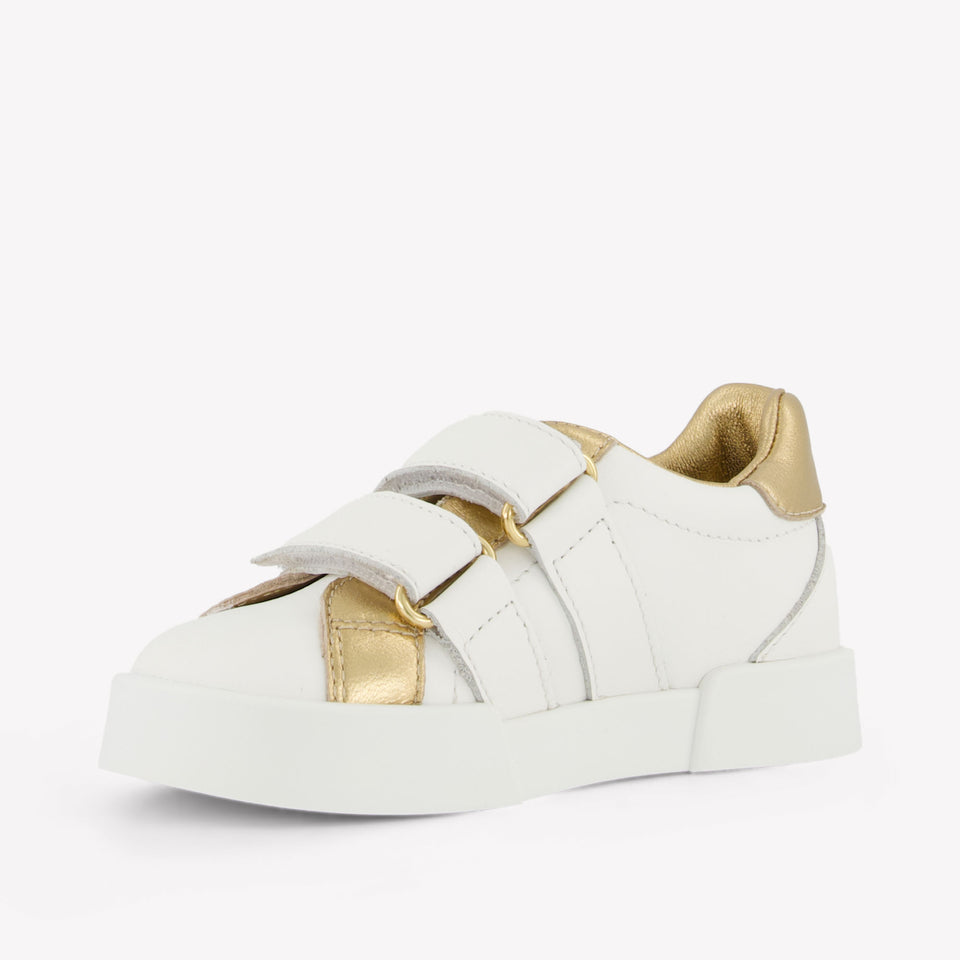 Dolce & Gabbana Meisjes Sneakers In Wit