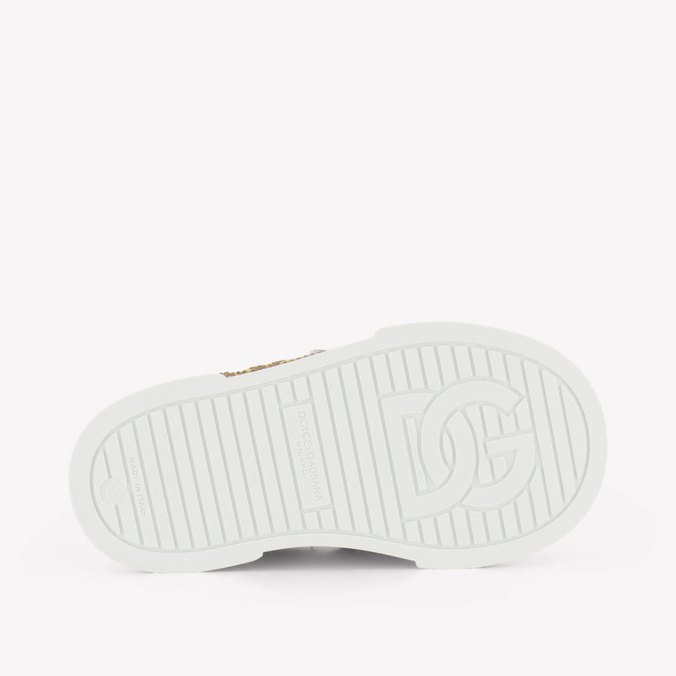 Dolce & Gabbana Meisjes Sneakers In Wit