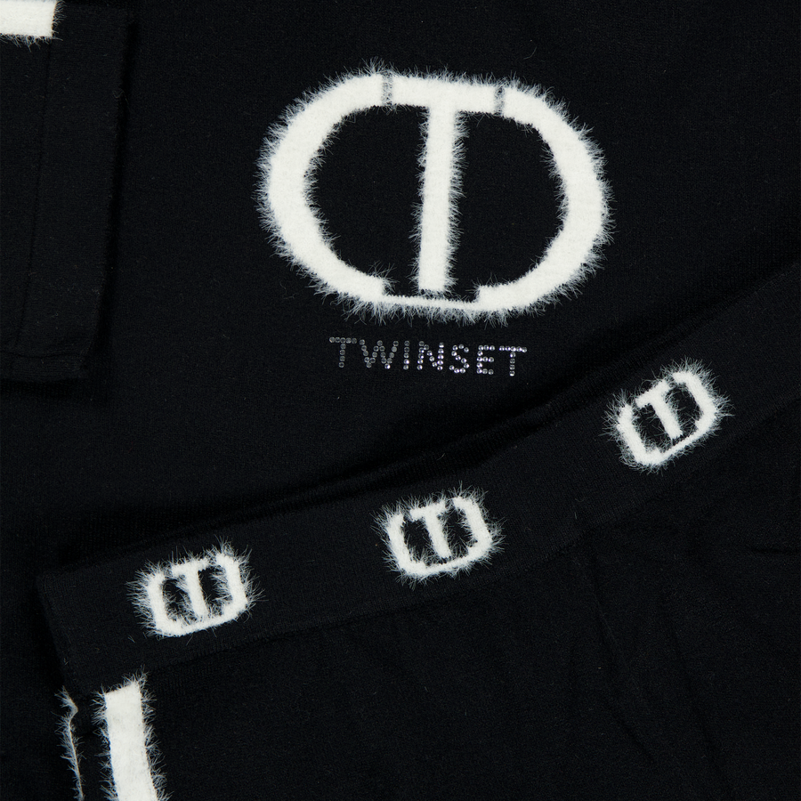 Twinset Kinder Meisjes Setje In Zwart