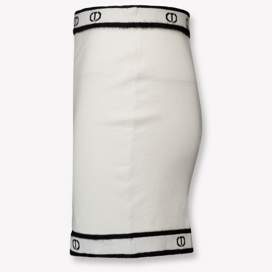 Twinset Kinder Meisjes Rokje In Off White