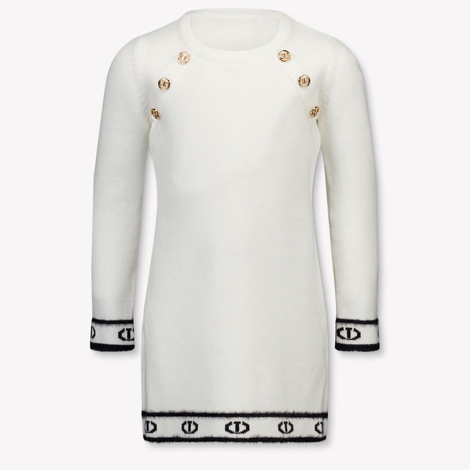 Twinset Kinder Meisjes Jurk In Off White