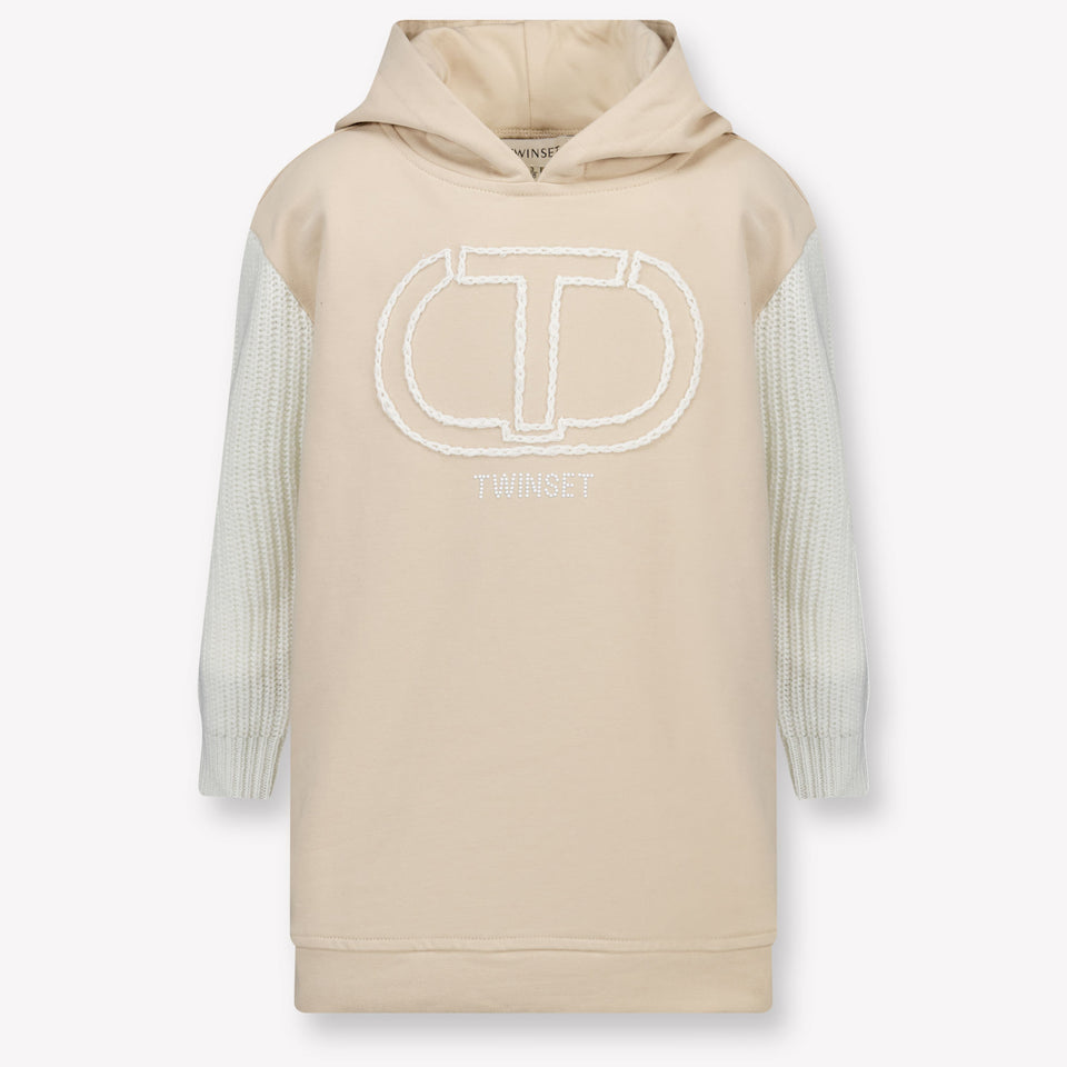 Twinset Kinder Meisjes Jurk In Beige