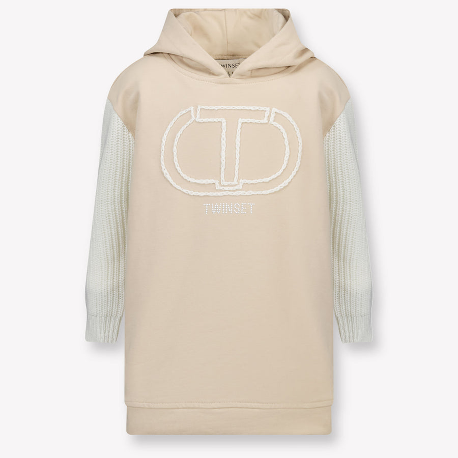 Twinset Kinder Meisjes Jurk In Beige
