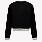 Balmain Kinder Meisjes Trui In Zwart