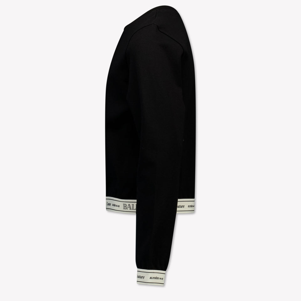 Balmain Kinder Meisjes Trui In Zwart