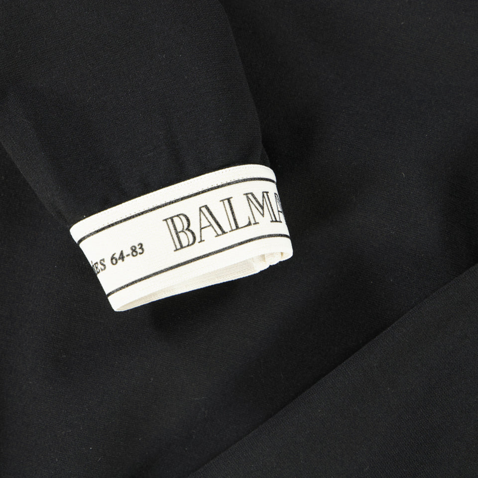 Balmain Kinder Meisjes Trui In Zwart