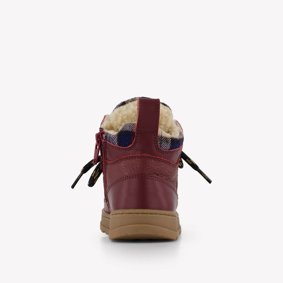 Dsquared2 Unisex Laarzen In Bordeaux