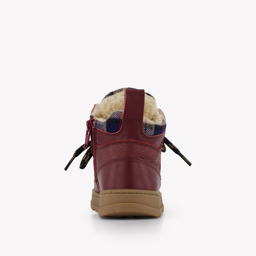 Dsquared2 Unisex Laarzen In Bordeaux