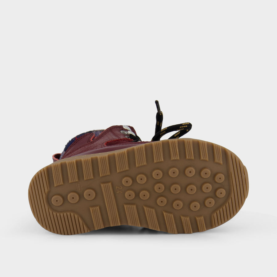 Dsquared2 Unisex Laarzen In Bordeaux