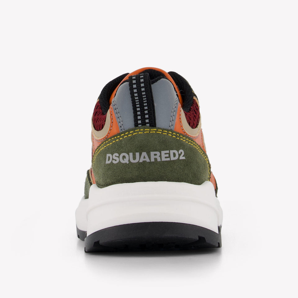 Dsquared2 Unisex Sneakers In Donker Groen