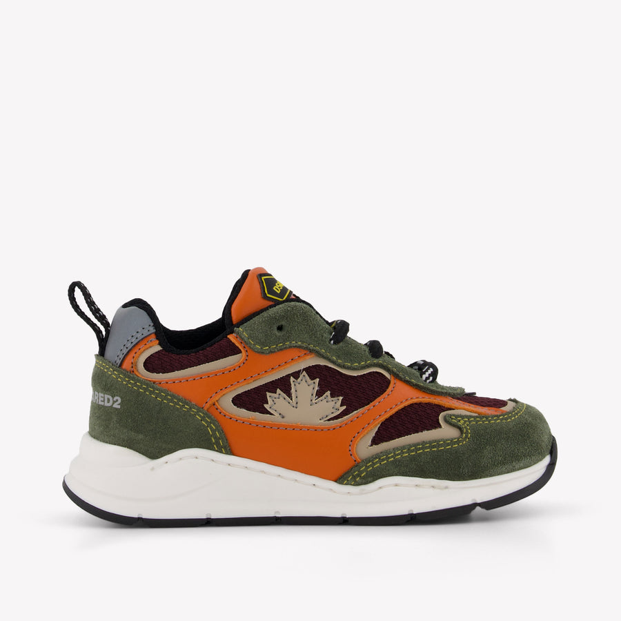 Dsquared2 Unisex Sneakers In Donker Groen