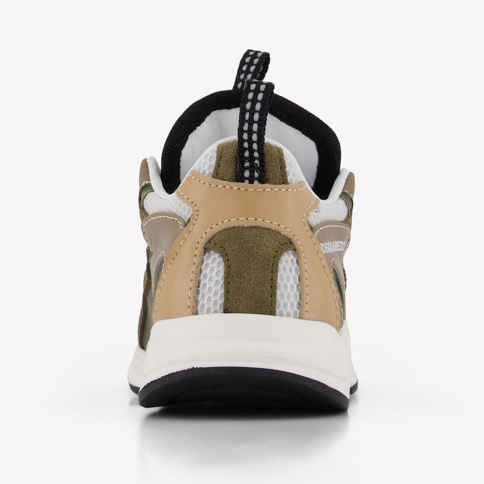 Dsquared2 Unisex Sneakers In Beige