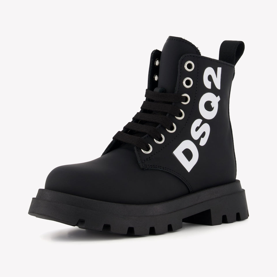 Dsquared2 Unisex Laarzen In Zwart
