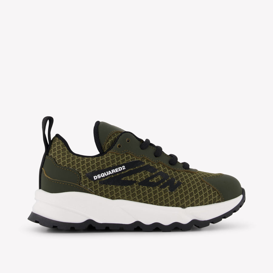 Dsquared2 Unisex Sneakers In Army