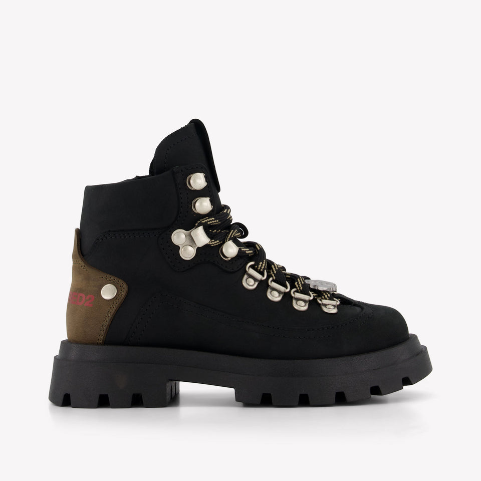 Dsquared2 Unisex Laarzen In Zwart