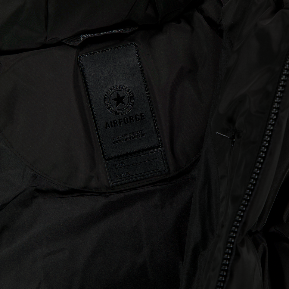 Airforce Kinder Meisjes Winterjas In Zwart