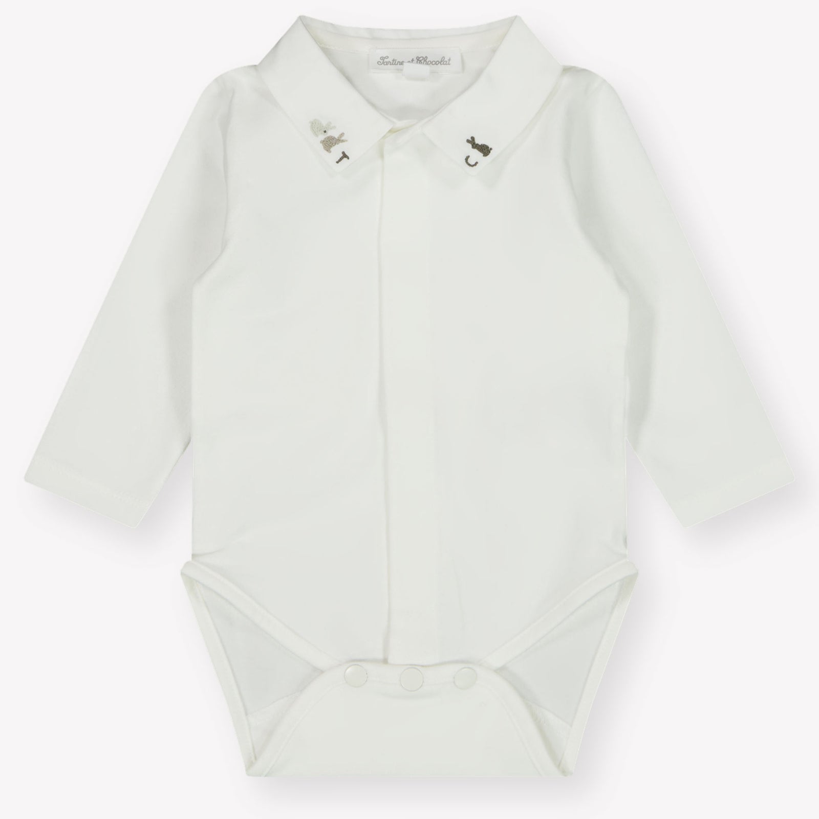 Tartine et Chocolat Baby Jongens Rompertje In Off White