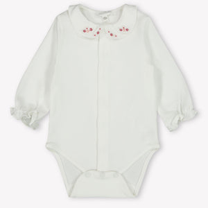 Tartine et Chocolat Baby Meisjes Rompertje In Off White