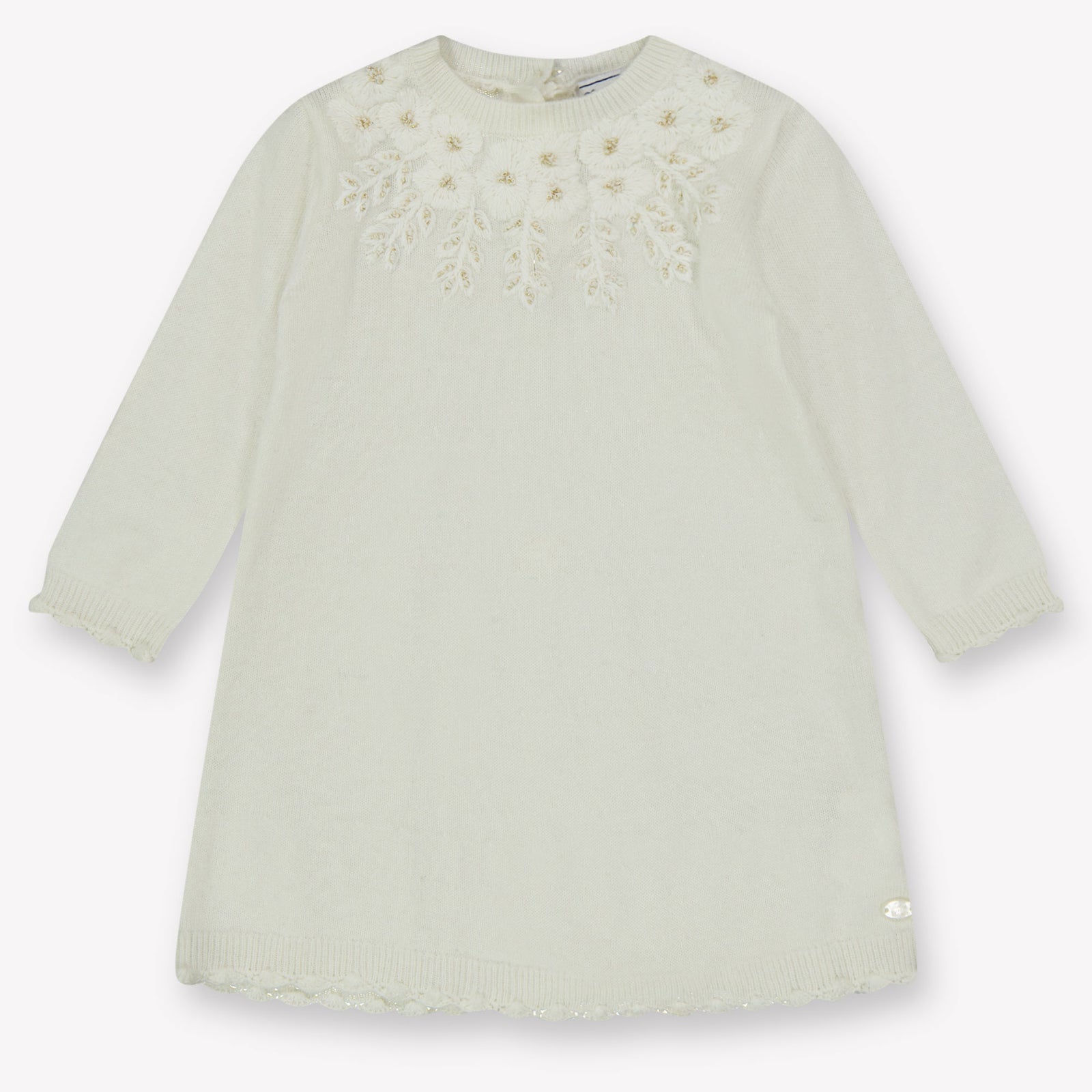 Tartine et Chocolat Baby Meisjes Jurk In Off White