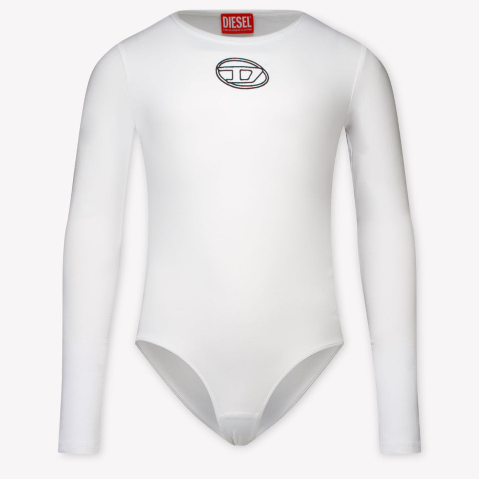 Diesel Kinder Meisjes T-Shirt In Wit
