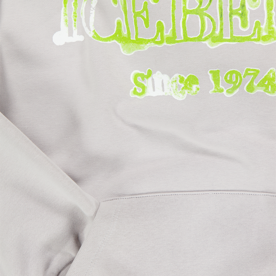 Iceberg Kinder Jongens Trui In Licht Grijs