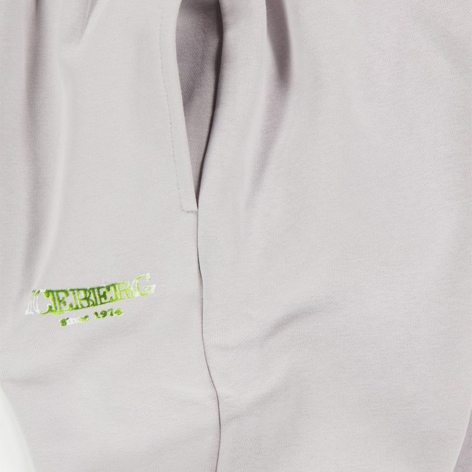 Iceberg Kinder Jongens Broek In Licht Grijs