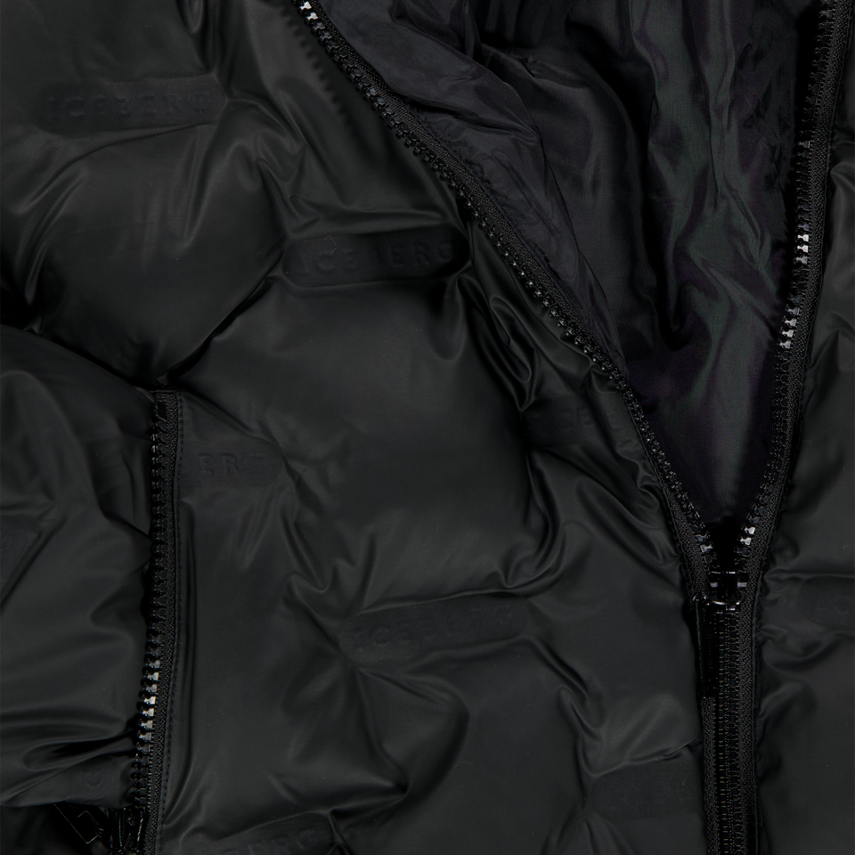 Iceberg Kinder Jongens Winterjas In Zwart