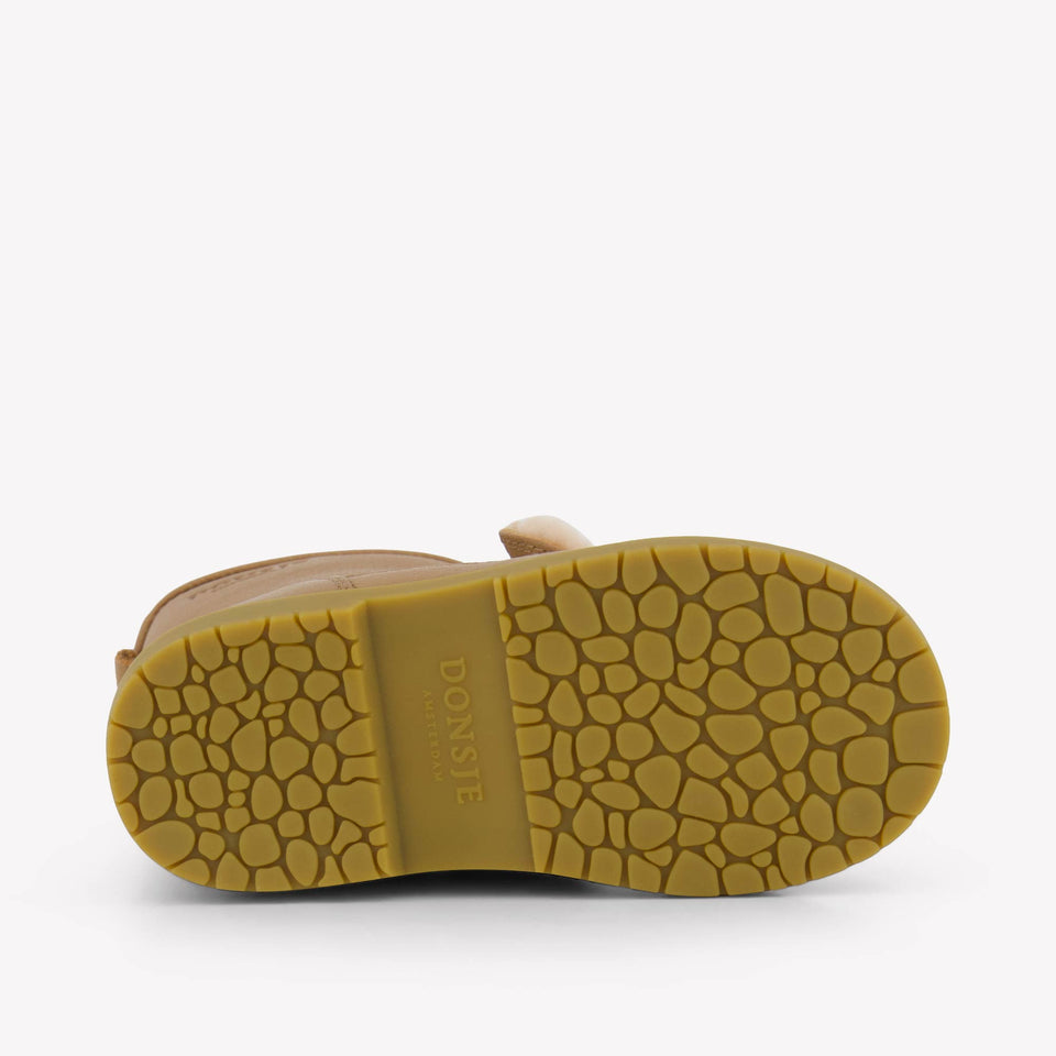 Donsje Amsterdam Meisjes Laarzen In Licht Bruin