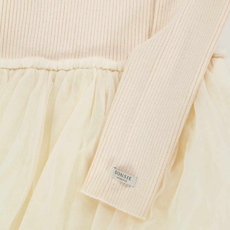 Donsje Amsterdam Kinder Meisjes Jurk In Licht Roze