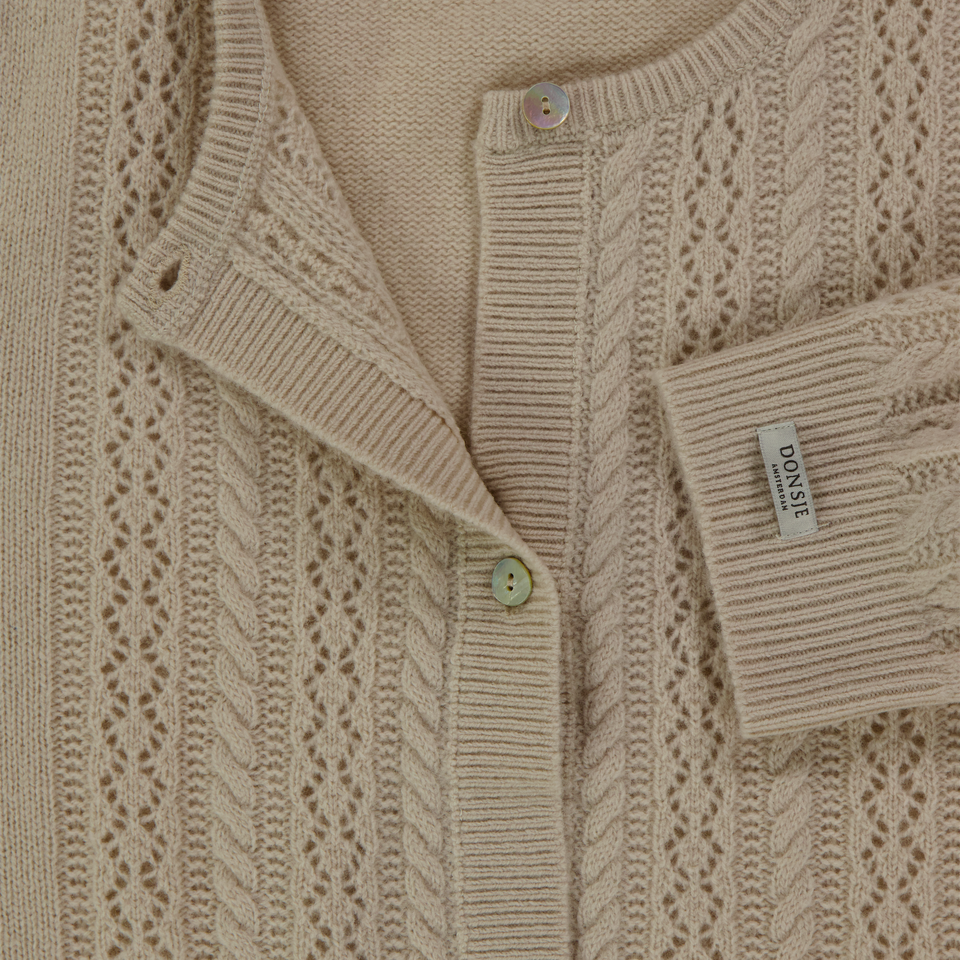 Donsje Amsterdam Kinder Meisjes Vest In Zand