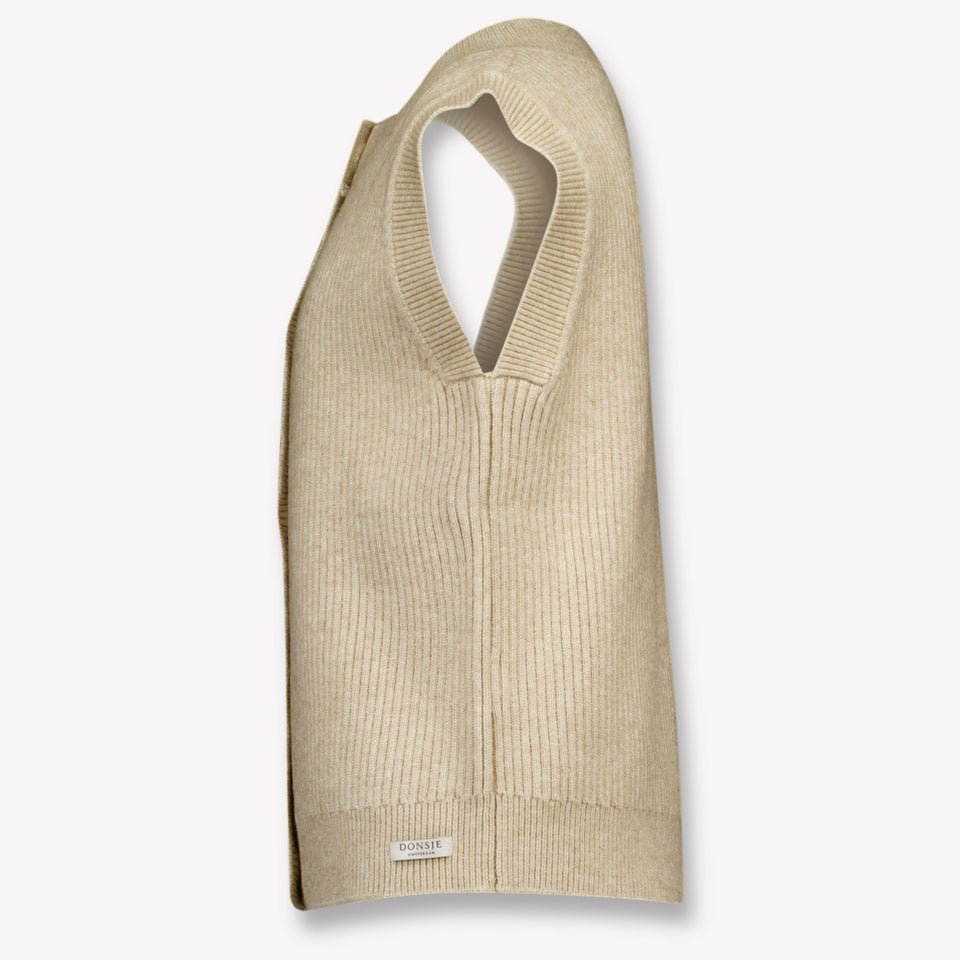 Donsje Amsterdam Kinder Meisjes Vest In Zand