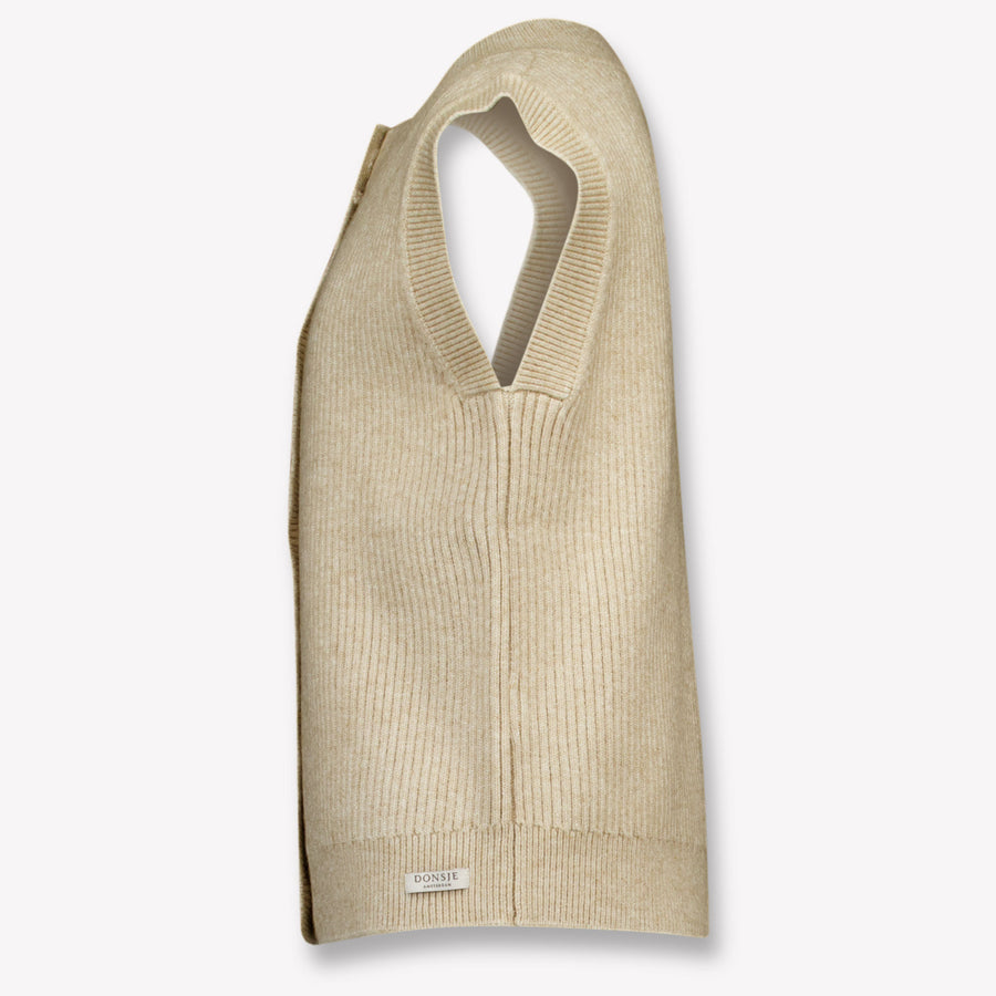 Donsje Amsterdam Kinder Meisjes Vest In Zand