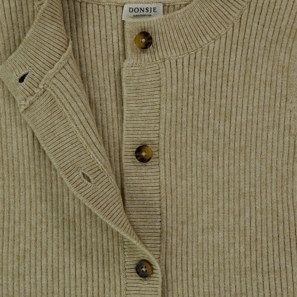 Donsje Amsterdam Kinder Meisjes Vest In Zand