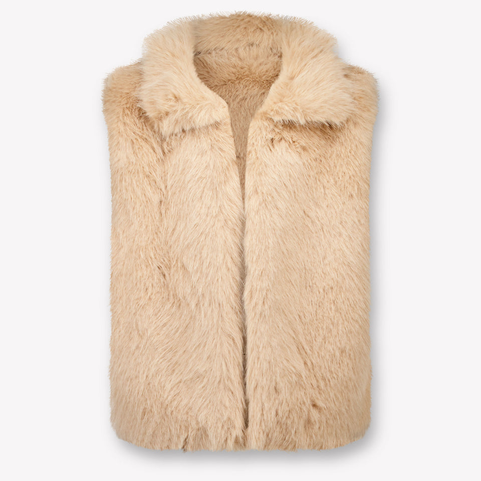 Donsje Amsterdam Kinder Meisjes Bodywarmer In Zalm