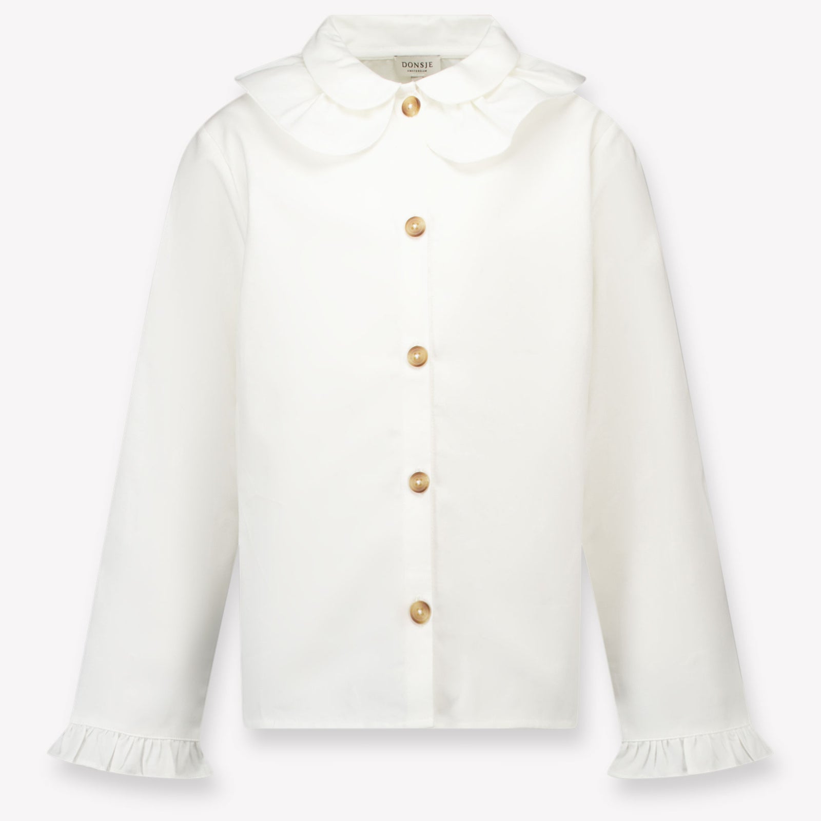 Donsje Amsterdam Kinder Meisjes Blouse In Off White