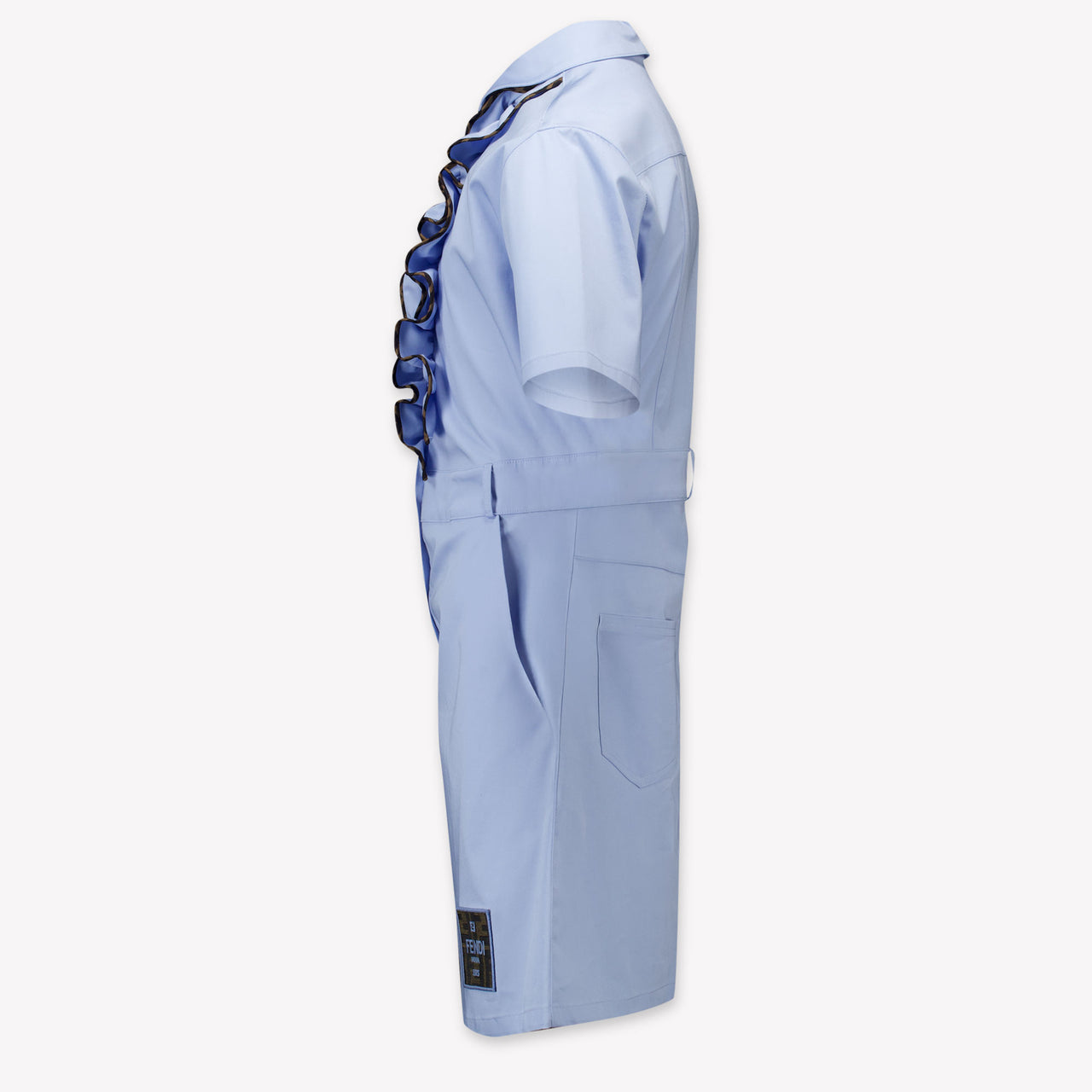 Fendi Kinder Meisjes Jurk In Licht Blauw