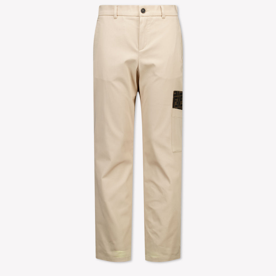 Fendi Kinder Jongens Broek In Beige