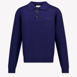 Fendi Kinder Jongens Trui In Navy