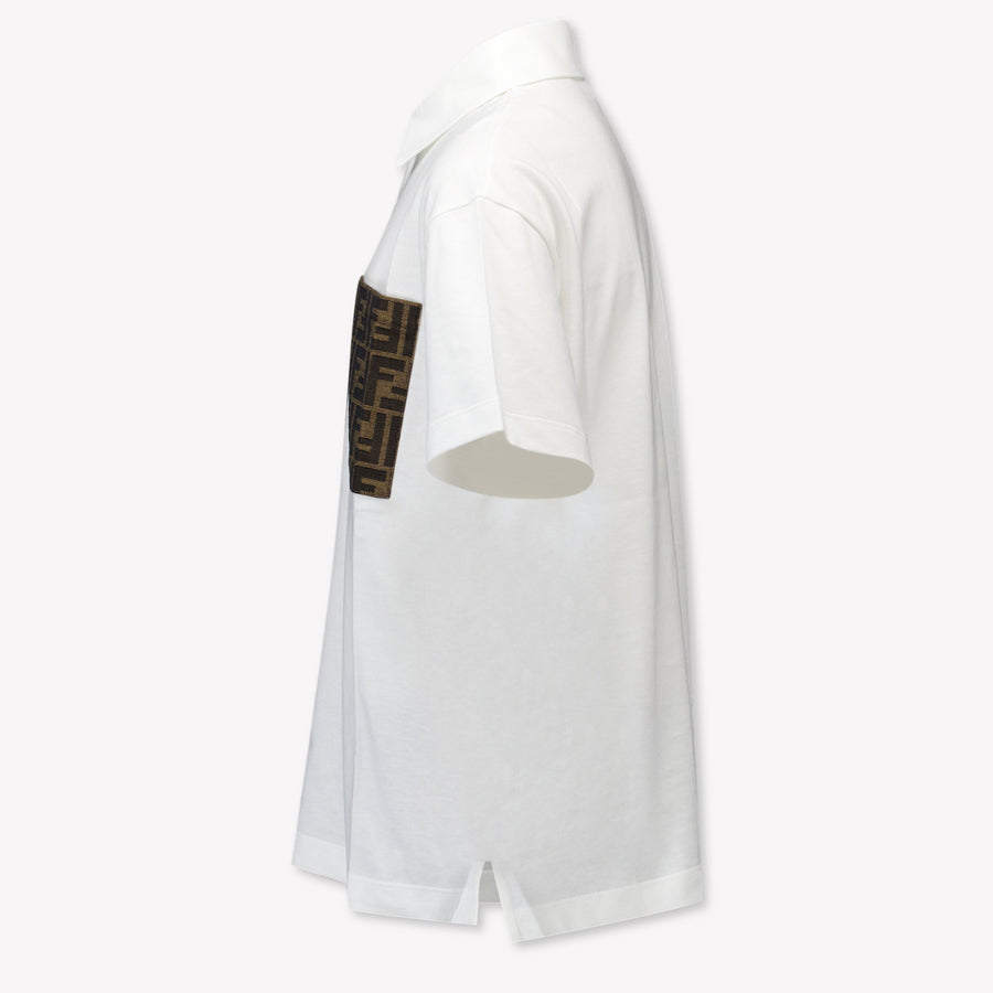 Fendi Kinder Jongens Polo In Wit